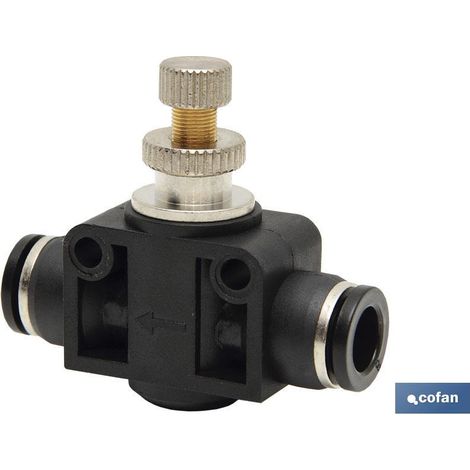 Regulador de flujo unidireccional en linea tubo-tubo d-6 (1/4)