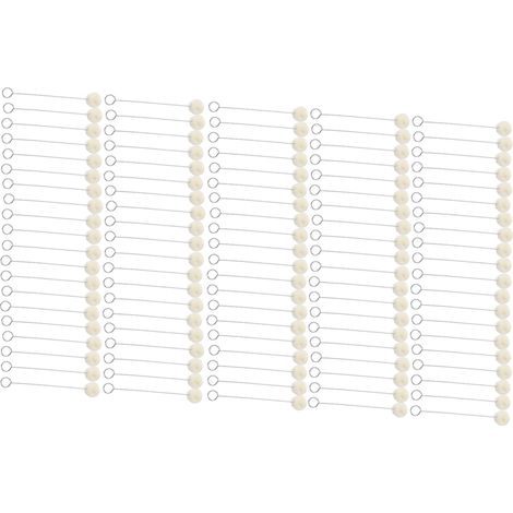 100 brosses en laine faites main, outils en cuir durables et pratiques pour la teinture artisanale. (1/5)