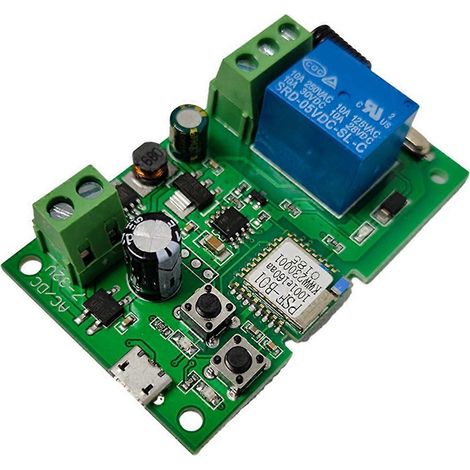 Intelligentes drahtloses Relaismodul mit RF-Fernbedienung und Sprachsteuerung