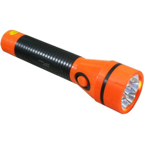 TrAdE Shop Traesio - Torcia Lampada Emergenza A Led Ricaricabile Portatile Caccia Pesca Con 7 Led - (1/2)