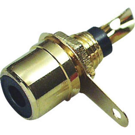 BKL Electronic 0101138 Cinch-Steckverbinder Buchse, Einbau Polzahl: 2  Gelb 1 St.