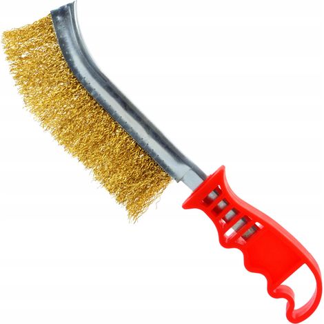 Brosse métallique geko g00645 fil laiton 240 cm
