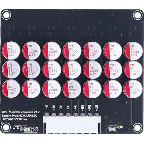 Égaliseur de batterie lithium-ion, module d'égalisation de batterie actif adapté aux batteries LFP, LTO et LPO 1,8 V-4,5 V. (1/5)