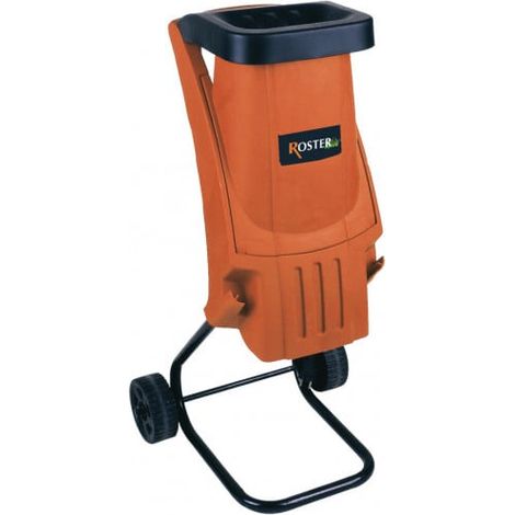 Broyeur de végétaux électrique 2400W – Diamètre de coupe max. 40 mm – Système anti retour des copeaux – Lame réversible – Roster