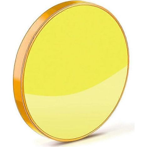 Lentille laser CO2 20 mm - Miroir laser. lentille de focalisation laser CO2. lentille de focalisation en zinc CVD. diamètre : 20 mm. focale (1/4)