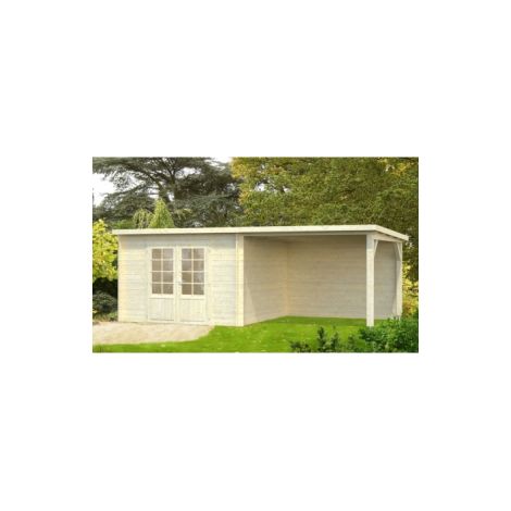 CASETTA DA GIARDINO IN LEGNO D' ABETE NORDICO(28mm) - cm 610x320cm -PAVIMENTO ESCLUSO- ITALFROM12 (1/2)