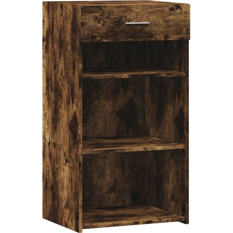 Maison Exclusive - Credenza Rovere Fumo 50x42,5x93 cm in Legno Multistrato (1/5)