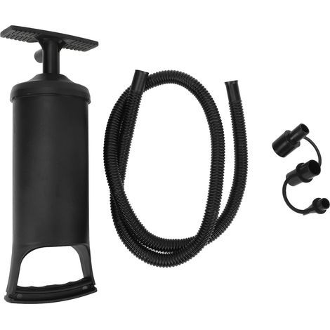 Pompe à Air Manuelle PVC – Pompe de Gonflage Rapide avec Pédales Antidérapantes et 3 Embouts Universels (Valve Française, Anglaise, Américaine) – Idéale pour Matelas Gonfl (1/5)