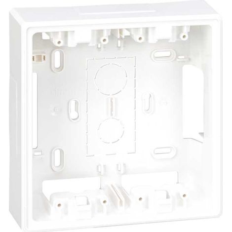 Base caja superficie para kit 2 módulos blanco SIMON 51050002-030