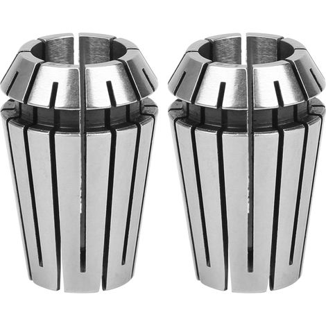 Lot de 2 Pinces ER20 13mm Mandrin de Serrage pour Fraiseuse CNC, Tour à Métaux, Outillage de Précision (1/5)