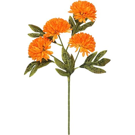 Lot de 8 Fleurs Artificielles, Branches Fleuries Décoratives pour Vase, Décoration de Table, Maison et Centre de Table, Jaune (1/5)