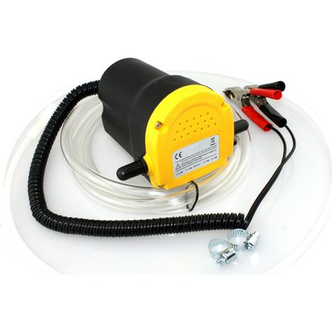 SWANEW Pompa dell'olio Pompa di aspirazione diesel Pompa di drenaggio dell'olio per lo scarico dell'olio Pompa di drenaggio dell'olio motore per aspirazione 12 V 60W (1/5)