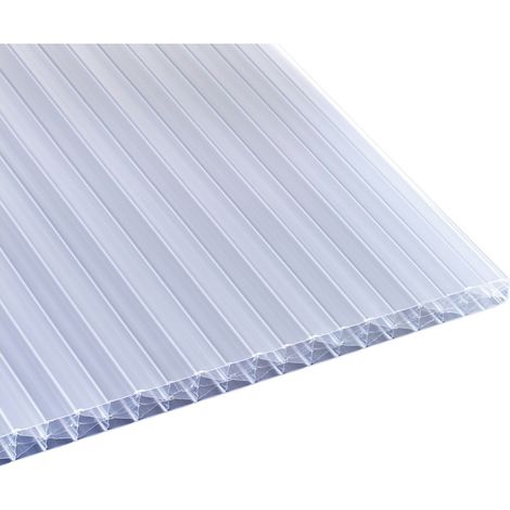 Fachwerk Polycarbonat S5P 1200x7000 mm, weiß-opal, 16 mm
