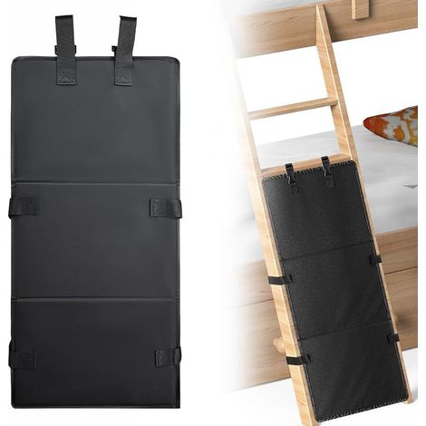 Leiterabdeckung für Etagenbetten – 1 Stück – 600D Oxford-Gewebe, Schwarz – Kindersicherheit, Absturzsicherung – Kinderzimmer und Spielbereich – 200 x 93 cm (1/5)