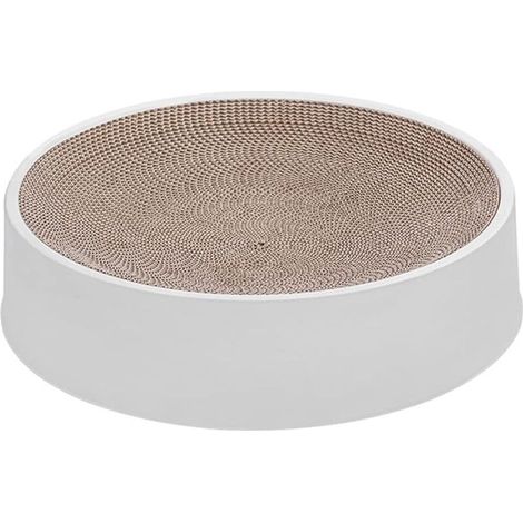 Arbre à chat en carton ondulé avec griffoir intégré, tapis à griffer résistant pour que les chatons puissent faire leurs griffes dans le salon, planche de lit recyclée pour protéger les meubles, gamel
