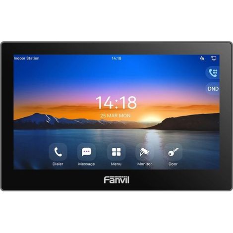 I504W sistema de intercomunicación de video 17,8 cm (7) Negro