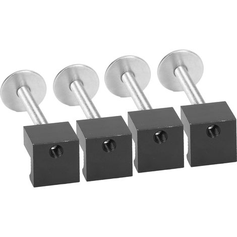 4Pcs Fixation Coffre Camionnette Crochets J en Aluminium Résistant Sans Perçage (1/5)