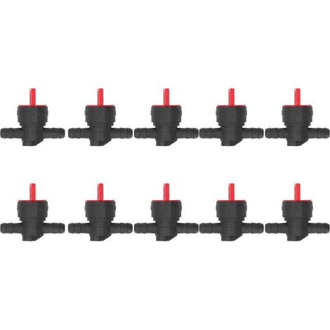 Vanne d'arrêt de carburant en ligne, interrupteur de coupure 1/4 pouces pour 494768 5091H 5091K 697947 10 pièces (1/4)