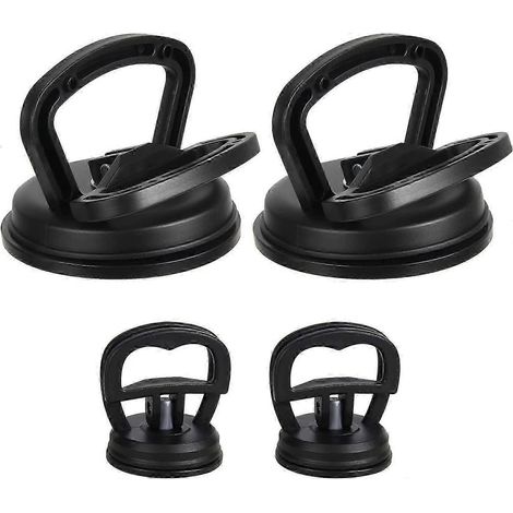 outils de débosselage et de réparation de carrosserie avec ventouse pour granit, miroir, porte, fenêtre, poignée, levage et déplacement d'objets (5,7 cm + 11,8 cm) (1/5)