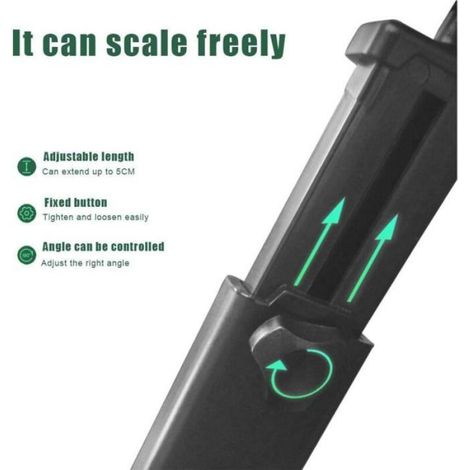 Ventilateur Automobile - Ventouse Rechargeable - Rotation 360 Degres - USB - Portable - 1 Unite (1/4)