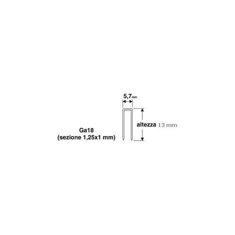Agrafes pour agrafeuses 5,7 x 13 mm, 1000 unités, 1455543 VALEX (1/2)