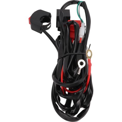 Kit de câblage pour interrupteur de projecteur LED moto 12V 40A, compatible 9-32V VTT quad voiturette électrique (1/5)