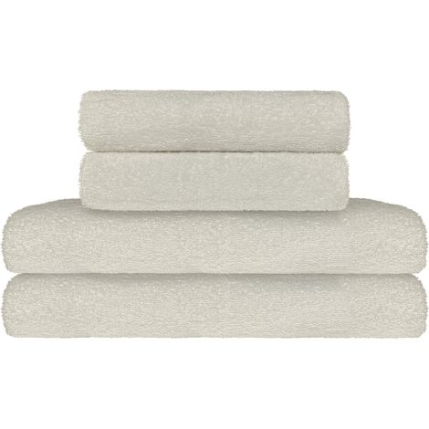 Set Asciugamani Bagno 100% Cotone Super Assorbenti Telo Doccia Spugna Professionali Salvietta Lavetta Viso Asciugamano Salviette Teli Asciugamano Ospite Qualità Hotel Lavette 2 teli doccia+2 asciugama