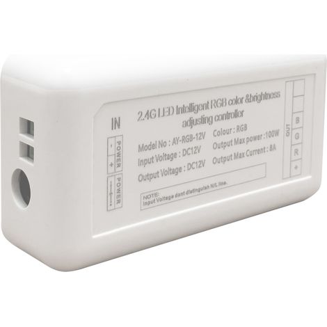 Controller dimmer LED 12V DC per strisce led RGB Silamp 30mt controllo remoto (1/5)