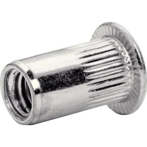 Dadi a strappo rapid cromato argento 20 pezzi M5