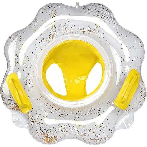 Anneau De Natation Pour Bébé - Siège Flottant Gonflable Avec Poignées - Diamètre Extérieur 58 Cm - Pour Enfants 1 À 4 Ans (1/5)