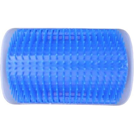 Chat Auto Toilettage Brosse Wedge Massage Peigne Jouets pour Chats - Bleu (1/5)