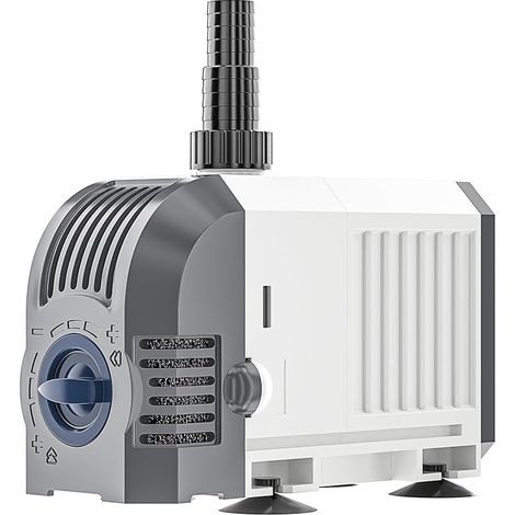 Forever Speed Pompe pour Aquarium 1500L/h Pompe Submersible pour Jardin, Aquarium, Étang, Fontaine 25W (1/5)