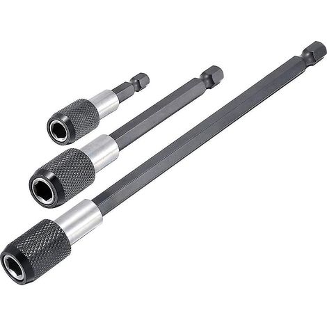 Porte-embouts de tournevis magnétique - Rallonges de 2, 4 et 6 pouces avec entraînement hexagonal 1/4" à changement rapide (1/5)