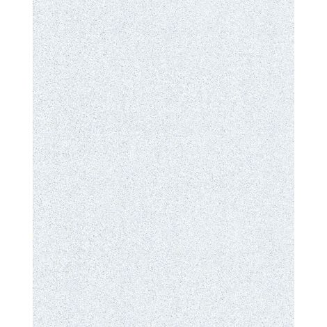 Carta da parati a tinta unita EDEM 85047BR20 Carta da parati strutturata a rilievo luccicante bianco bianco-perla argento 5,33 m2