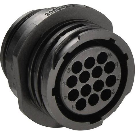TE Connectivity 206430-2 Connettore circolare Presa dritta Tot poli: 4 Serie (connettore circolare): CPC 1 pz.