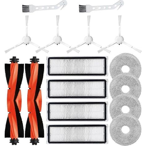 Para aspiradora robot S20 S10 Plus S10 Filtro Cepillo principal Cepillo lateral Paño Piezas de repuesto Cepillo() (1/5)