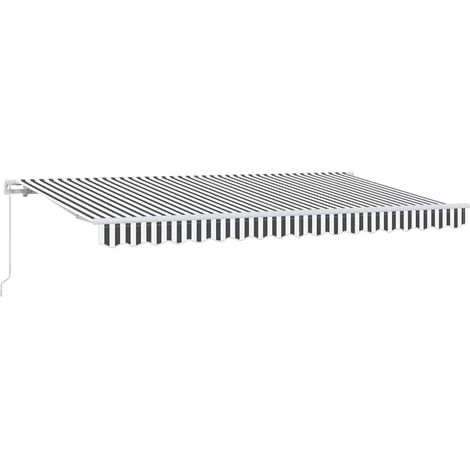 Maison Exclusive - Einziehbare Markise Anthrazit 400 x 200 cm Sto