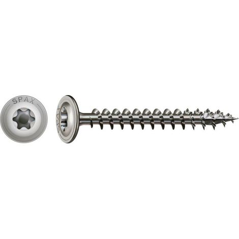 SPAX Vite per la costruzione in legno acciaio inossidabile A2,8 x 50 mm,50 Stk. - Profi Box