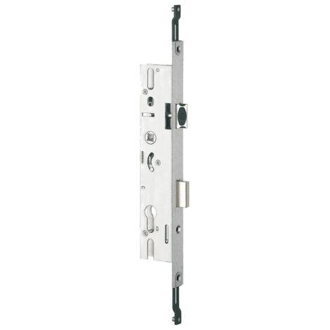 Assa Abloy – Serrure multipoint en applique 3 points – Pêne dormant 1/2 tour – Têtière plate inox 24x2.5mm – Coffre traité anti-corrosion