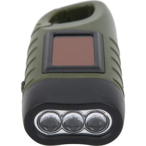 Flashlight Emergency Lighting Compact Outdoor Crank Night Hand for LED