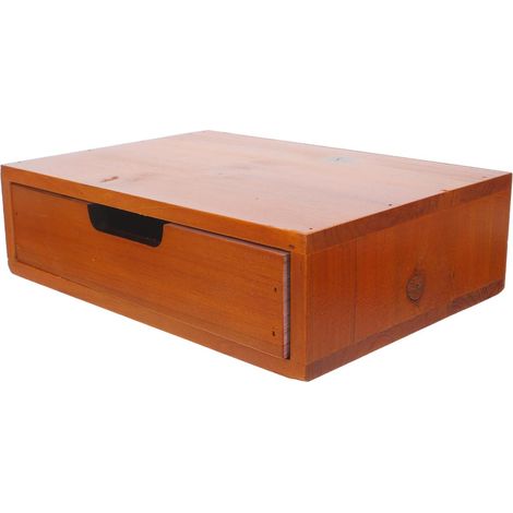 Holz Schubladenbox zur Aufbewahrung dem Schreibtisch