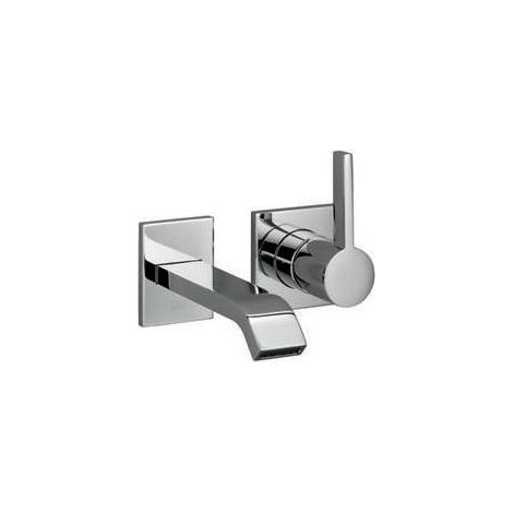 Dornbracht IMO Waschtisch-Wand-Einhandmischer ohne Ablaufgarnitur 36861670 platin matt (1/2)