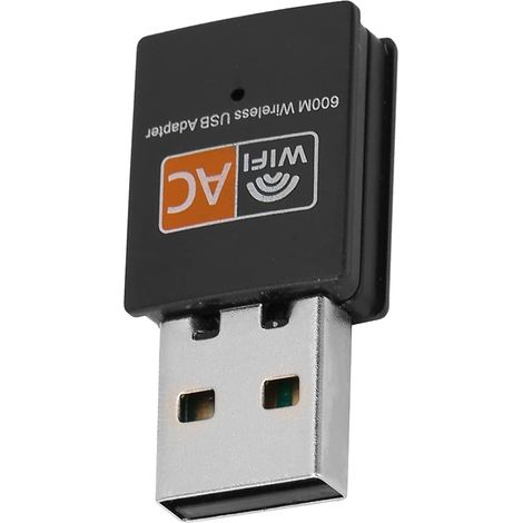 Carte Réseau sans Fil, Adaptateur WiFi USB, Récepteur sans Fil, Adaptateur WiFi USB AR9271, Adaptateur d'antenne 2DBI Détachable, pour Ordinateur TV (Carte réseau sans Fil (1/5)