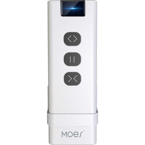 Telecomando Wireless RF 433MHz per Tende e Tapparelle Elettriche, 3 Tasti Per 1 Scena, APP Tuya/Smart Life, Alimentazione a Batteria LR23A (Esclusa), Design Compatto 109x36mm  SH1901