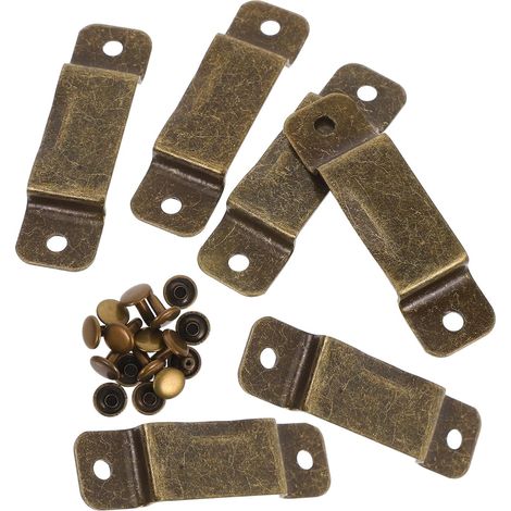 Clip porte-mètre ruban métal 6 pièces, pour chantier et maison (1/5)