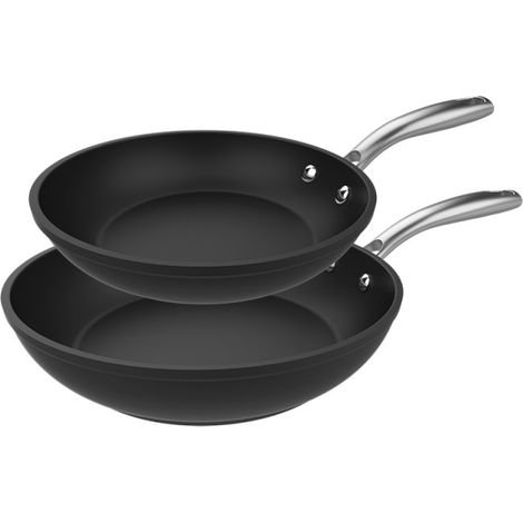 Bratpfannenset 20-24 cm aus geschmiedetem Aluminium mit 3,5 mm starkem Induktionsboden und maximaler Whitford Eterna®-Antihaftbeschichtung, 100% PFOA-frei. (1/5)