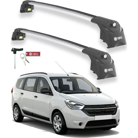TURTLE kompatibel mit Dacia Lodgy 2012-2022 Dachträger Air2 Grau (1/5)