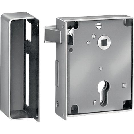 Cadenas de verrouillage avec capuchon 2 DIN re.PZW acier inoxydable, version intérieure, pêne dormant 60 mm (1/4)