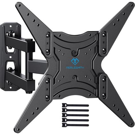 TV Wandhalterung schwenkbar neigbar für 26-60 Zoll Fernseher bis 35kg, VESA 400x400 (1/5)