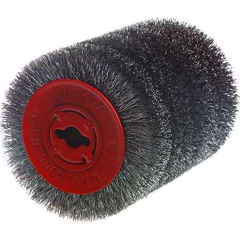 Makita – Brosse fil d'acier pour bois dur – Enlève rouille et peinture – P04400